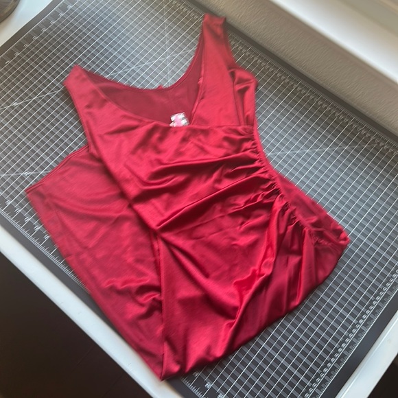 Pin Up Girl Greta Dress Medium Red Vintage - Picture 2 of 5